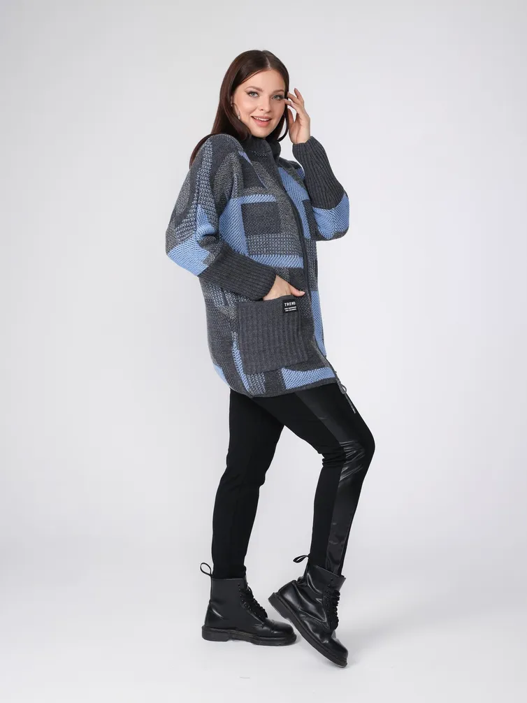 Sweter BONADI #1865 goluboj