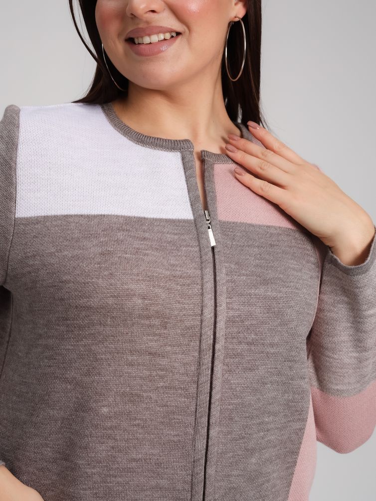 Кардиган BONADI арт. 1933 пудра-капучино