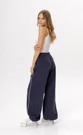 Trousers Pirs 6533 sinij s logo