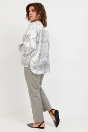 Bluzka BegiModa #4142 krugi na belom