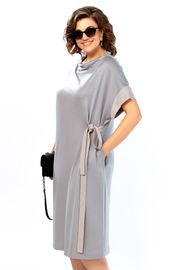 Платье Ольга Стиль арт. С1005 серый