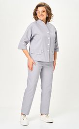 Костюм Vilena-fashion 1159 серый