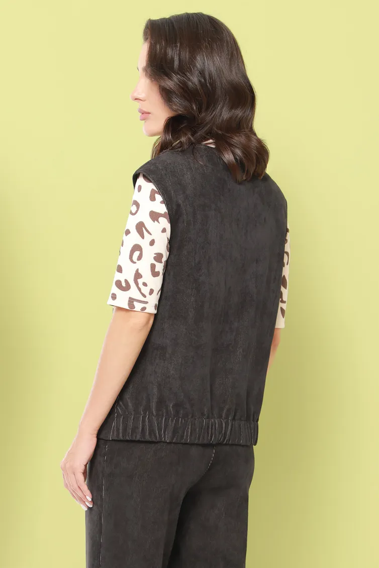 Garnitur DS Trend #K-0886-0322 (bryuchnyj velvetovyj s zhiletom)