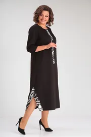 Sukienka Michel Chic #2073/1 chernyj, belyj