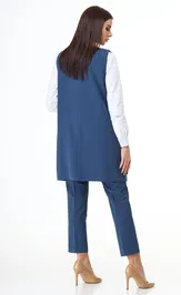 Жилет Anelli Laurel 1036 темно-бирюзовый