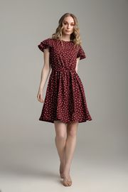 Dress MARIKA #422 bordo
