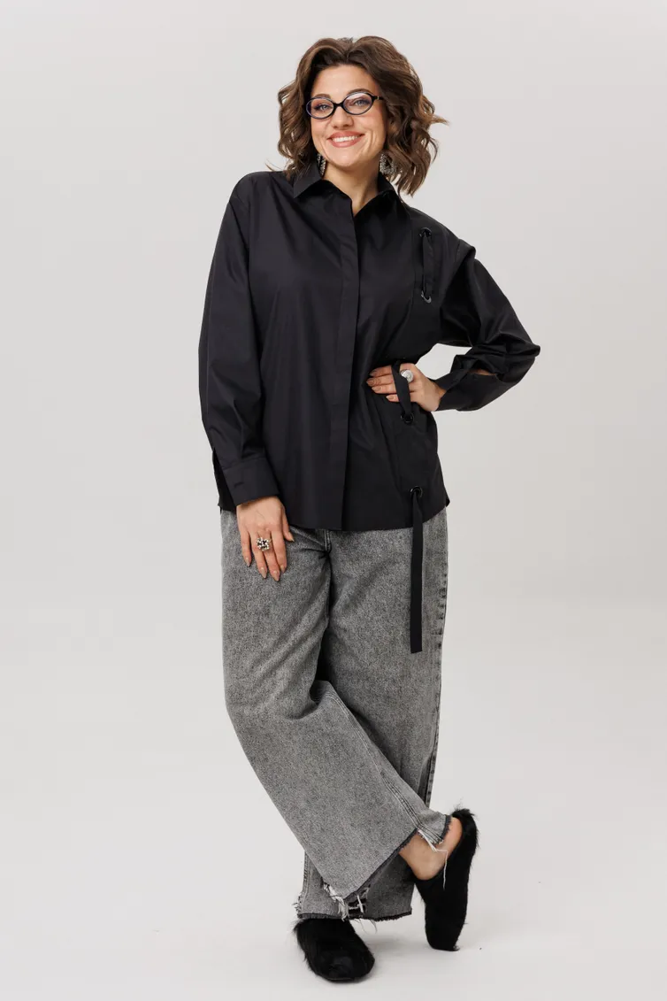 Shirt Anelli Laurel #1674 Motylek v nochi