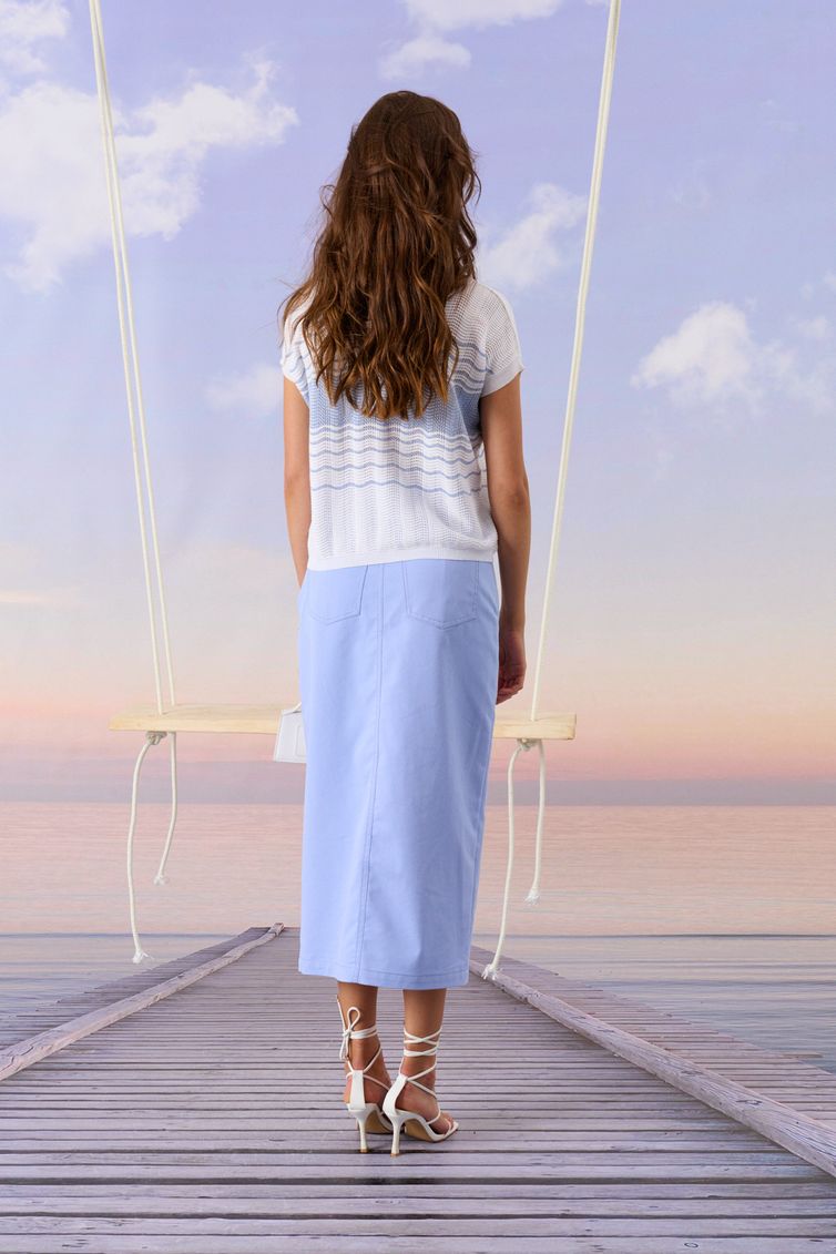 Юбка Barbara Geratti арт. С8319BG голубой