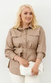 Рубашка Ketty К-01530 капучино