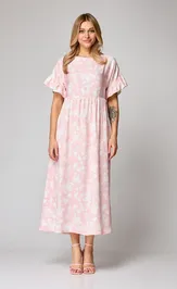 Dress STEFANY 864 rozovoe