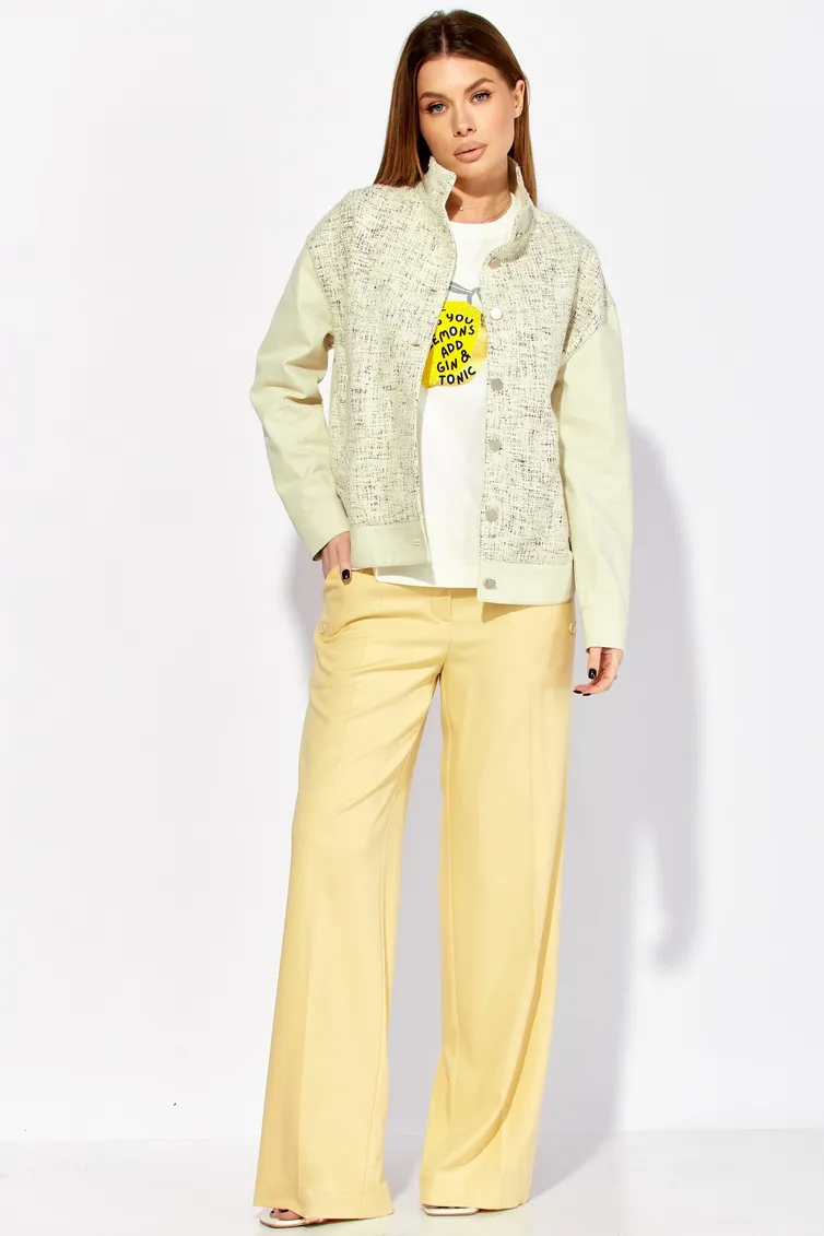 Trousers LAIKONY #L-942-2 slivochnyj