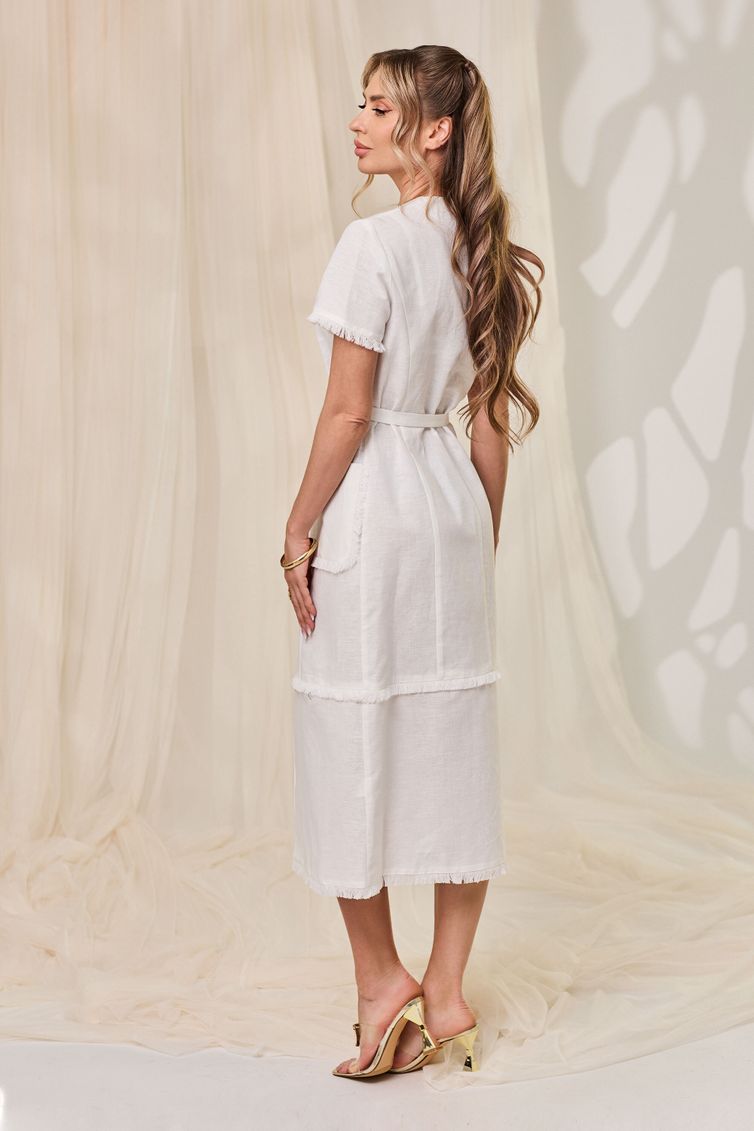 Sukienka Golden Valley #44281 belyj