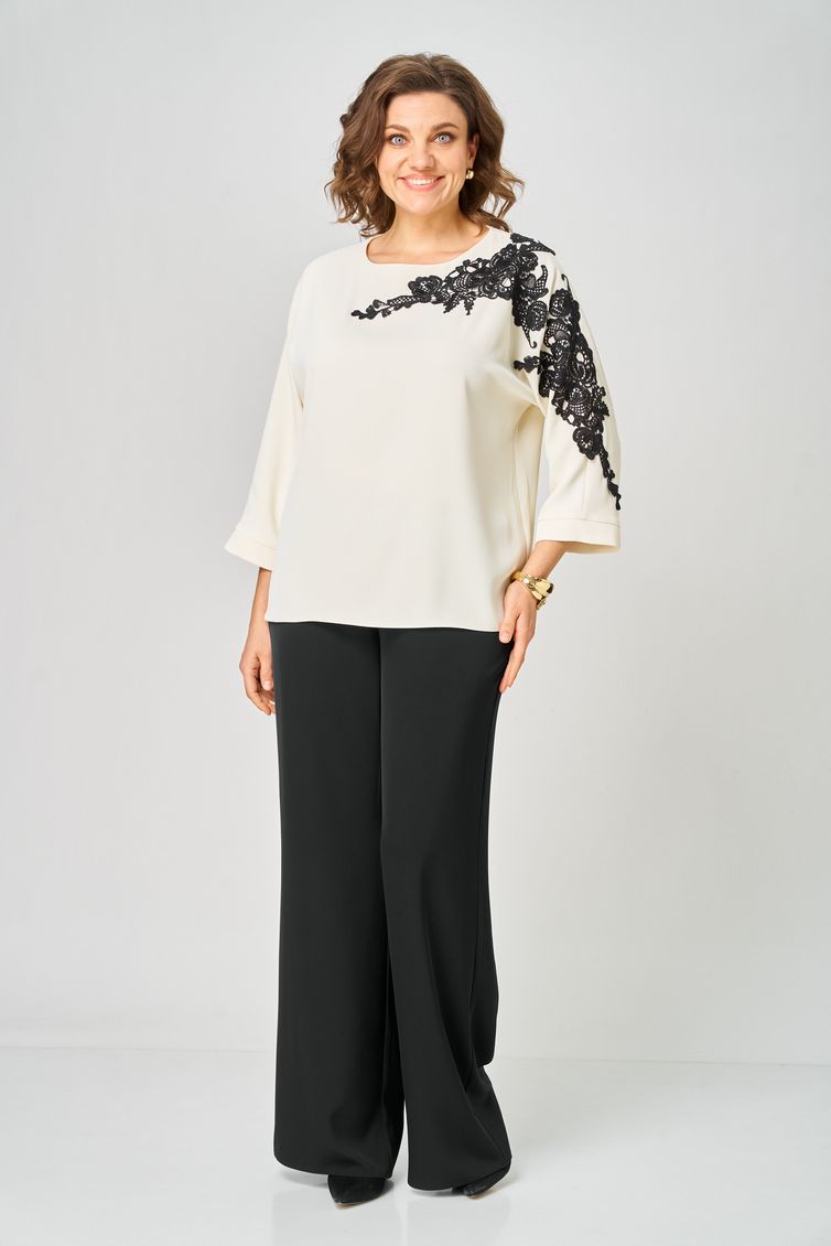 Комплект Rumoda арт. 2278 дл.р. молочный-черный