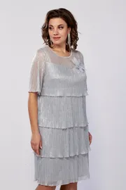 Платье Mira Fashion арт. 4389-7 сереб