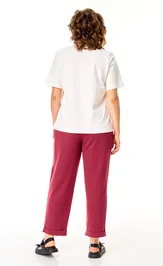 Garnitur Michel Chic 1458 marsala, belyj