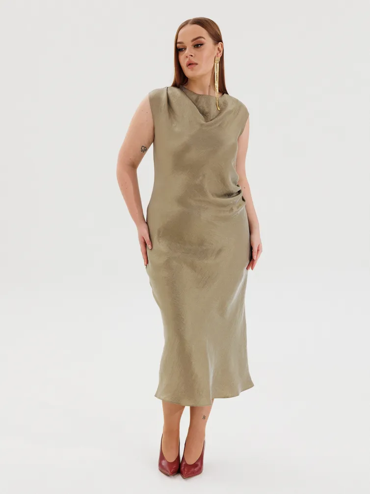 Sukienka Anastasia MAK #1317 xaki