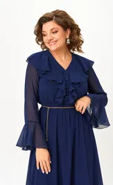 Dress Anastasia MAK 1280 sinij