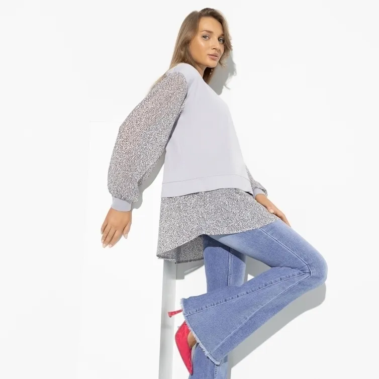 Bluza CHARUTTI #Prikasayas k chudu (grej)