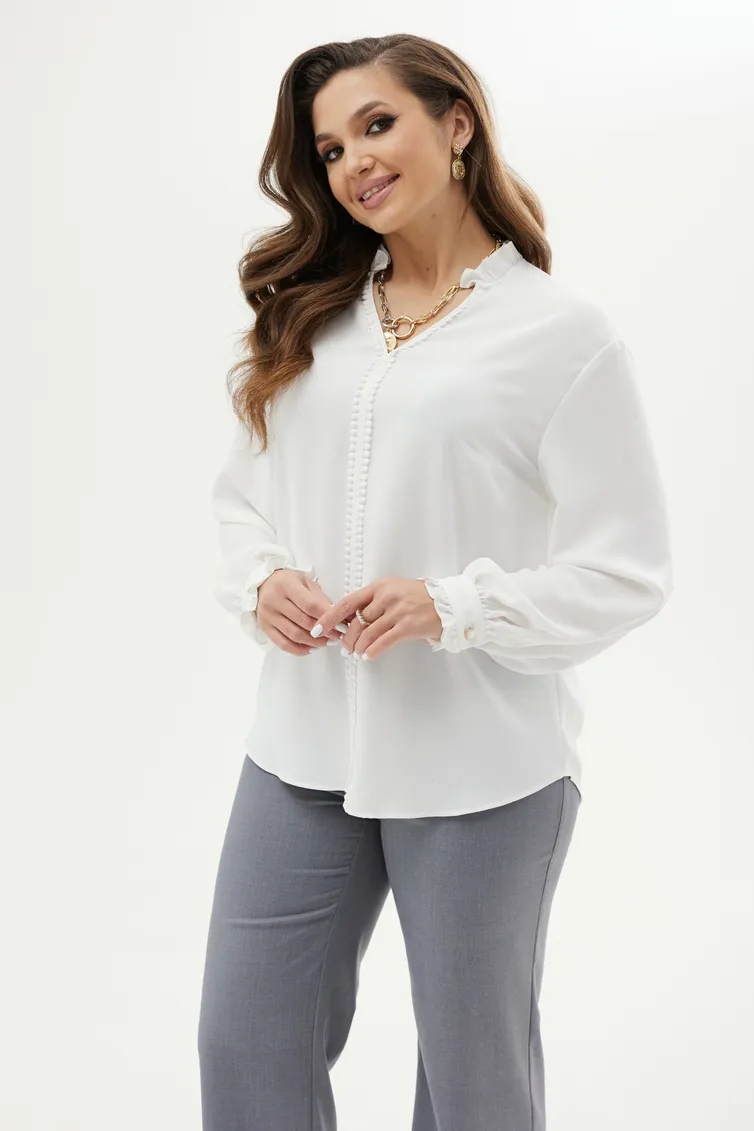 Bluzka MALI #623-045 belyj