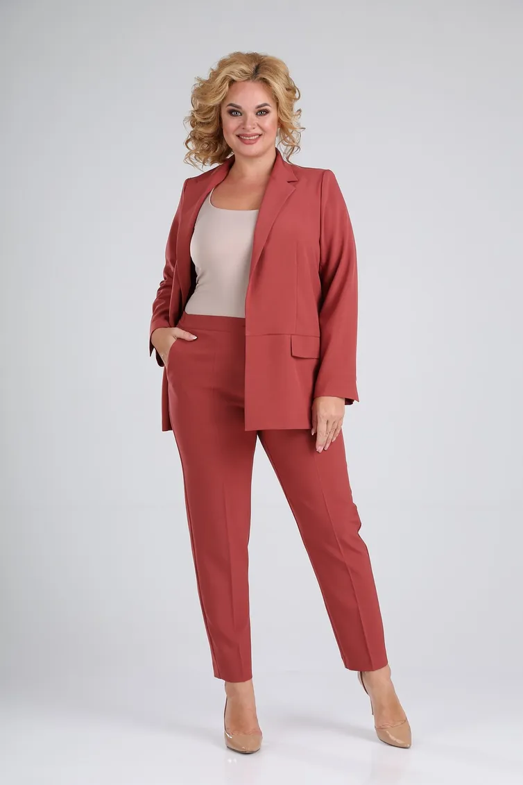 Garnitur Vilena-fashion #727 indijskij krasnyj