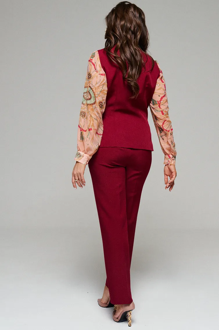 Garnitur Beautiful & Free #6130 bordo