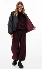 Куртка EOLA 3150 черный/бургунди