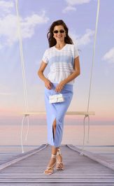 Юбка Barbara Geratti С8319BG голубой