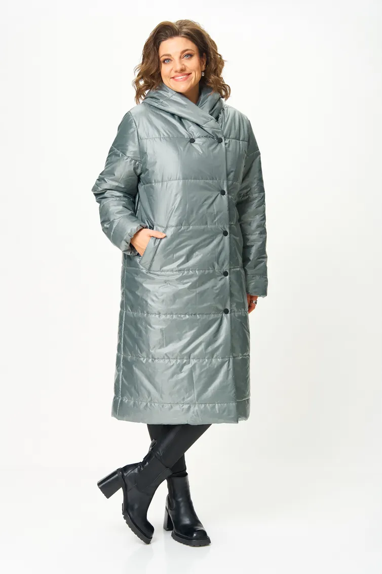Пальто Anastasia MAK арт. 3011 мох