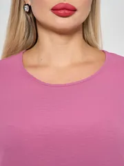 Bluzka DORA plus #0250-1 antichnaya roza
