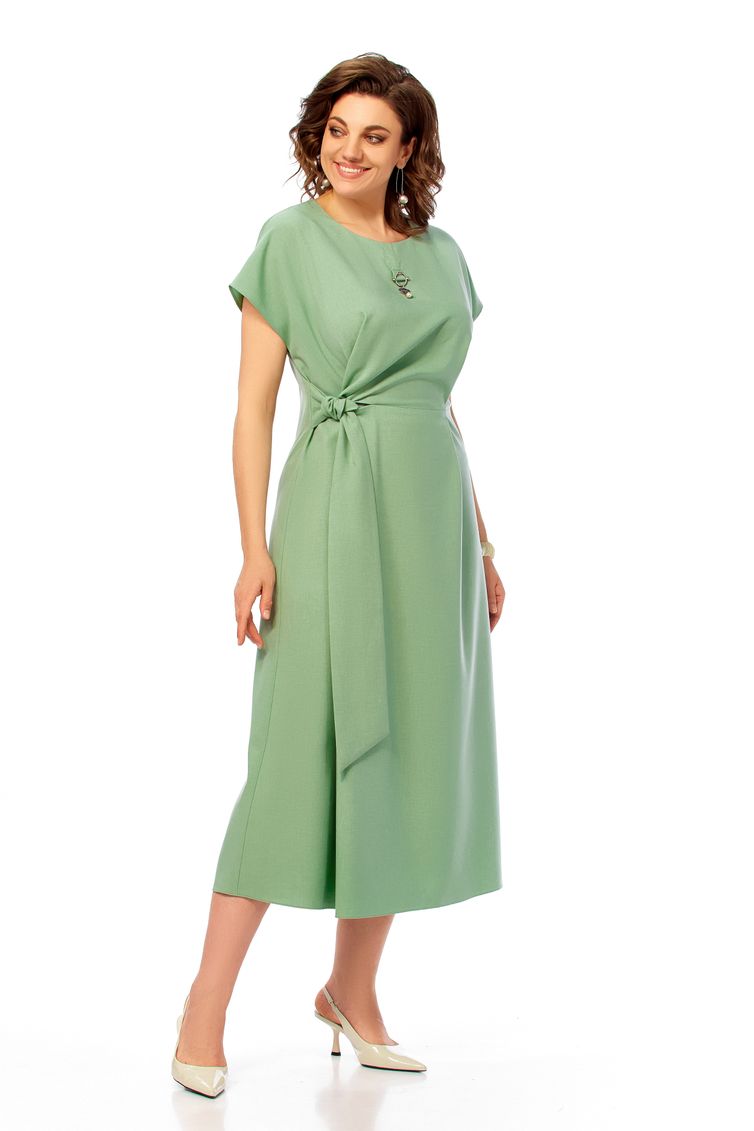 Платье Ольга Стиль арт. С1019 полынь