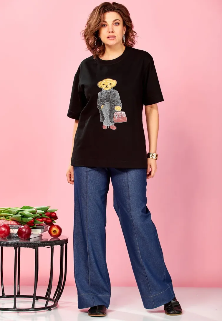 Футболка Ava fashion арт. М-176 черный