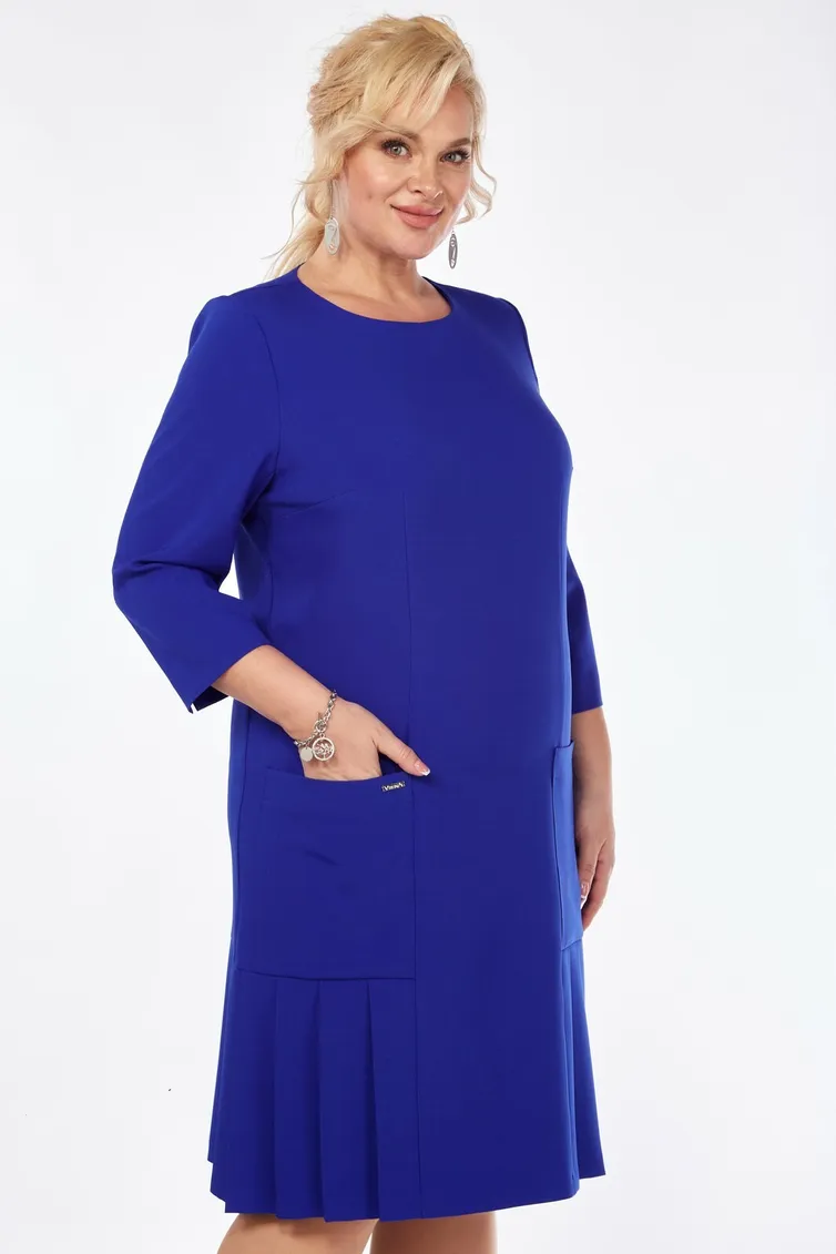 Sukienka Vilena-fashion #897 vasilek