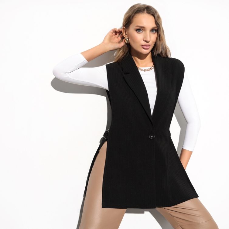 Жилет CHARUTTI арт. Сама себе босс (блэк)