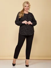Bluzka Linia L #B-1996 chern
