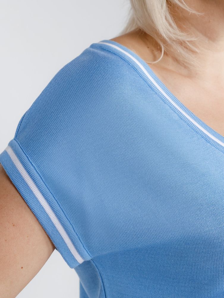 Bluzka BONADI #1854 goluboj