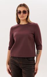 Блуза Anelli Laurel 1824 махагон