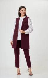 Жилет Anelli Laurel 1036 винный