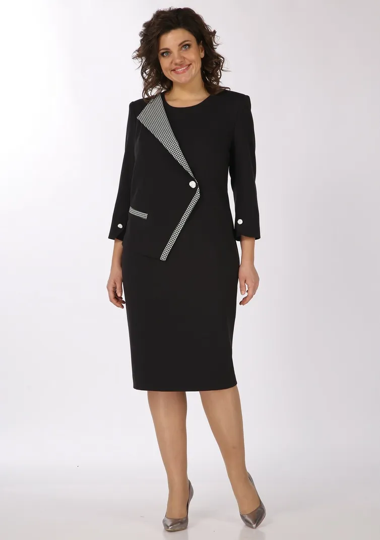 Sukienka Vilena-fashion #863 chernyj