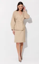 Юбка V&N fashion 1114_бежевый