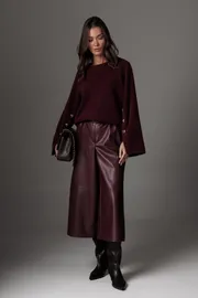 Spodnie Lyushe #4520 bordo
