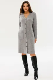 Dress Ma Cherie #4071 seryj melanzh