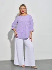 Bluzka DORA plus #0220-1 sirenevyj