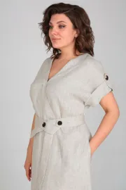 Sukienka Ma Cherie #4022 naturalnyj