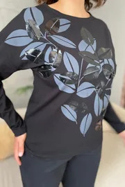 Skoczek Rumoda #2145 (dlinnyj rukav) chernyj