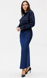 Skirt Ma Cherie 2076 sinij