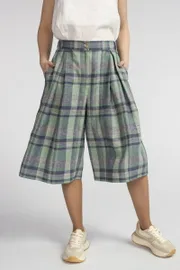 Spodenki FASHION CENTRE #L-3907 zeleno-fioletovyj