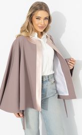 Жакет CHARUTTI Яркий эффект (вереск, с поясом)