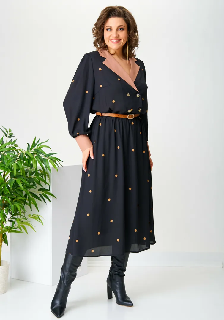 Sukienka Ava fashion #M-104 chernyj