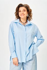 Рубашка Anastasia MAK арт. 1324 голубой