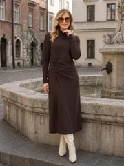 Sukienka Liliana #1562 shokolad
